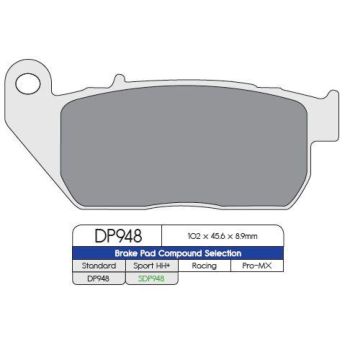 BRAKE PAD SINTERED DP948
