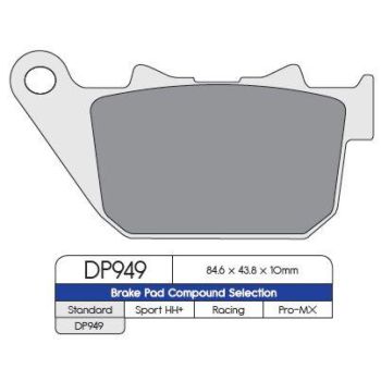 BRAKE PAD SINTERED DP949
