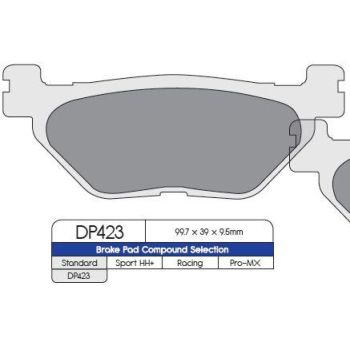 BRAKE PAD SINTERED DP423