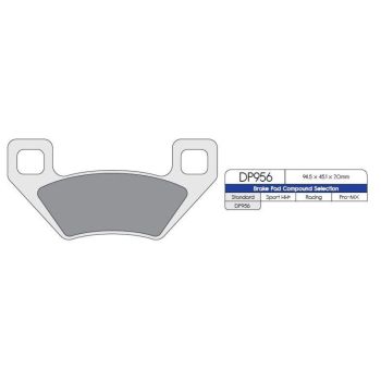 BRAKE PAD DP ATV DP956