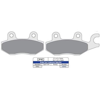 BRAKE PAD SINTRD SDP412MX