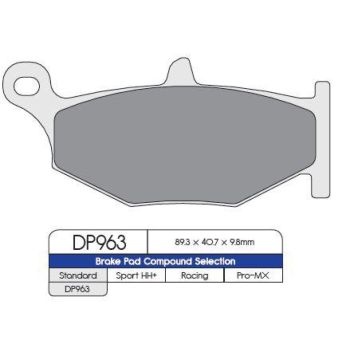 BRAKE PAD DP STRT DP963