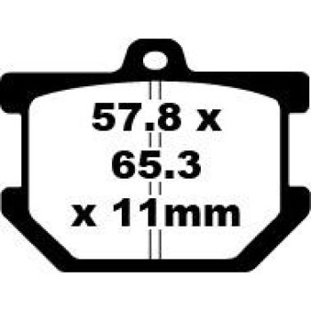 BRAKE PAD VEE SEMISNTRD