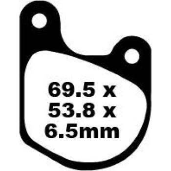 BRAKE PAD VEE SEMISNTRD