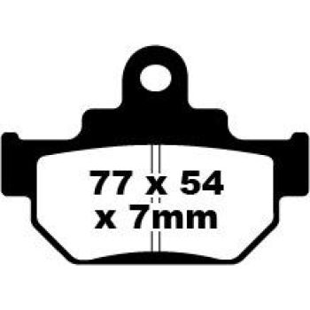 BRAKE PAD VEE SEMISNTRD
