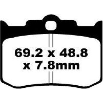 BRAKE PAD VEE SEMISNTRD