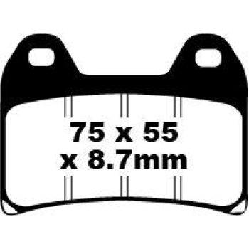 BRAKE PAD VEE SEMISNTRD