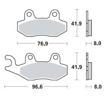 BRAKE PAD RACING GP