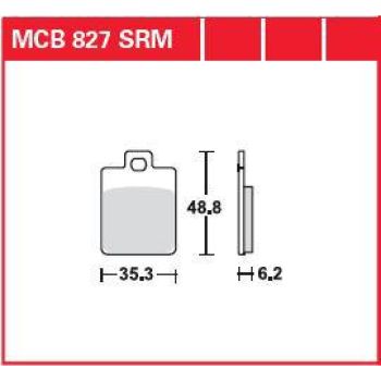 BRAKE PAD SINTER SCOOTER 125+