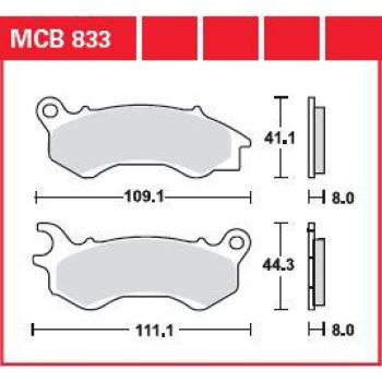 BRAKE PAD SINTER SCOOTER
