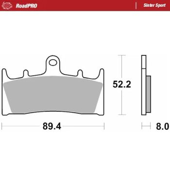 BRAKE PAD SINTER SPORT REAR