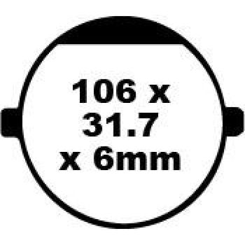 BRAKE PAD FA SER ORGANIC