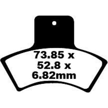 BRAKE PAD CARBON TT DIRT