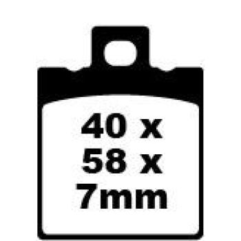 BRAKE PAD SFA ORG SCOOTER