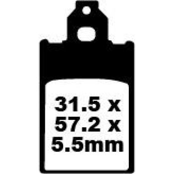 BRAKE PAD SFA ORG SCOOTER