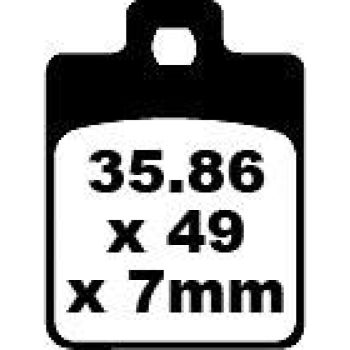 BRAKE PAD SFA ORG SCOOTER