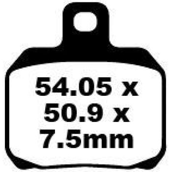 BRAKE PAD SFA ORG SCOOTER