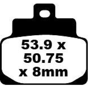 BRAKE PAD SFA ORG SCOOTER