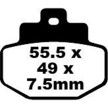 BRAKE PAD SFA ORG SCOOTER