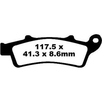 BRAKE PAD SFA ORG SCOOTER