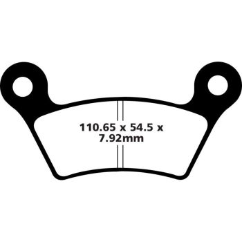 BRAKE PAD FA SER ORGANIC