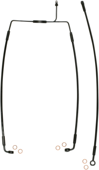 LINE BRAKE FRONT XR BLK