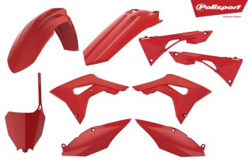Polisport plastic kit CRF450 17- Red