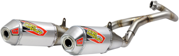 EXHAUST T6 SS DUAL S/A