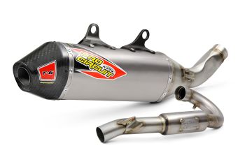 EXHAUST T6 SS/TI/CF KTM 350