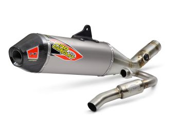 EXHAUST T6 SS/TI/CFCAP 250