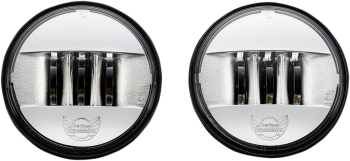 4.5 PASSING LAMPS CHROME PAIR