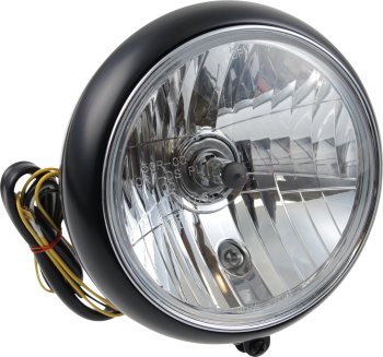 HEADLIGHT 7 BK/CLEAR