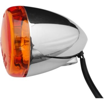 TURN SIGNAL AMBER CHR HD F