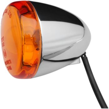 TURN SIGNAL AMBER CHR HD F/R