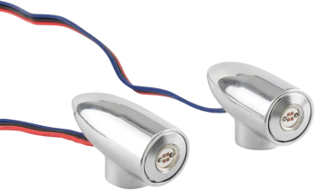 LIGHT MRKR BLLT W-AMB/CHR