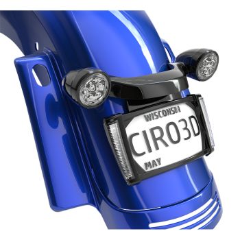 FRAME LP W/LEDS BLK/SMK