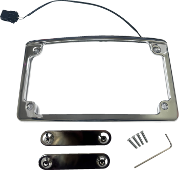 FRAME LICENSE PLATE LIGHTED CH