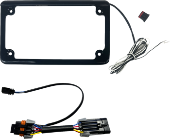 LICENSE PLATE FRAME SXS RZR BL