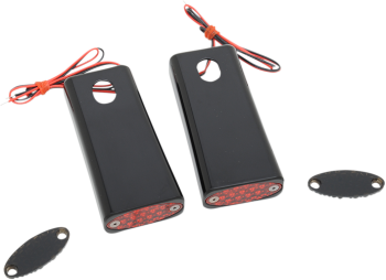 MARKER LED BLK RED ST