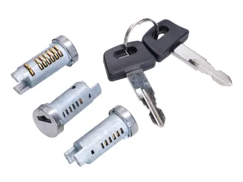 LOCK SET 3PCS PIAGGIO
