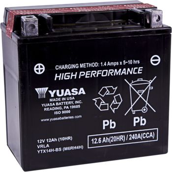 BATTERY YUASA MF YTX14H-BS