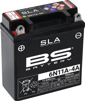 BATTERY BS 6N11A-4A SLA