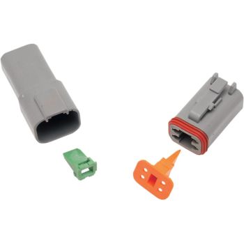 RECEPTACLE DEUTSCH GREY 4