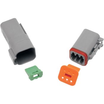 RECEPTACLE DEUTSCH GREY 6