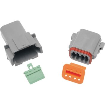 RECEPTACLE DEUTSCH GREY 8