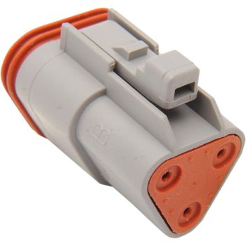 PLUG DEUTSCH GREY 3 PIN