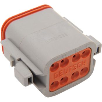 PLUG DEUTSCH GREY 8 PIN
