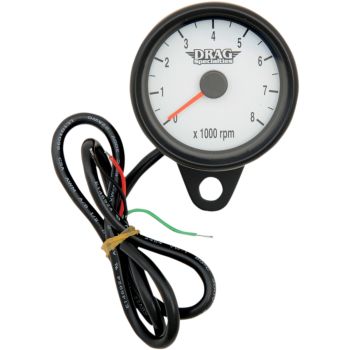 TACH BLK 2.4 WHT W/LED
