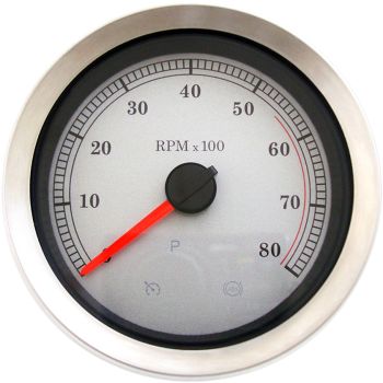 TACHOMETER SLVR 04-