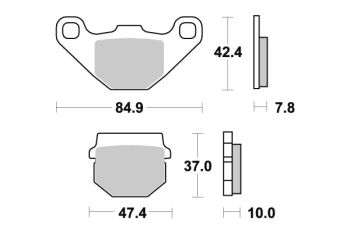 Sbs Brakepads HM Scooter